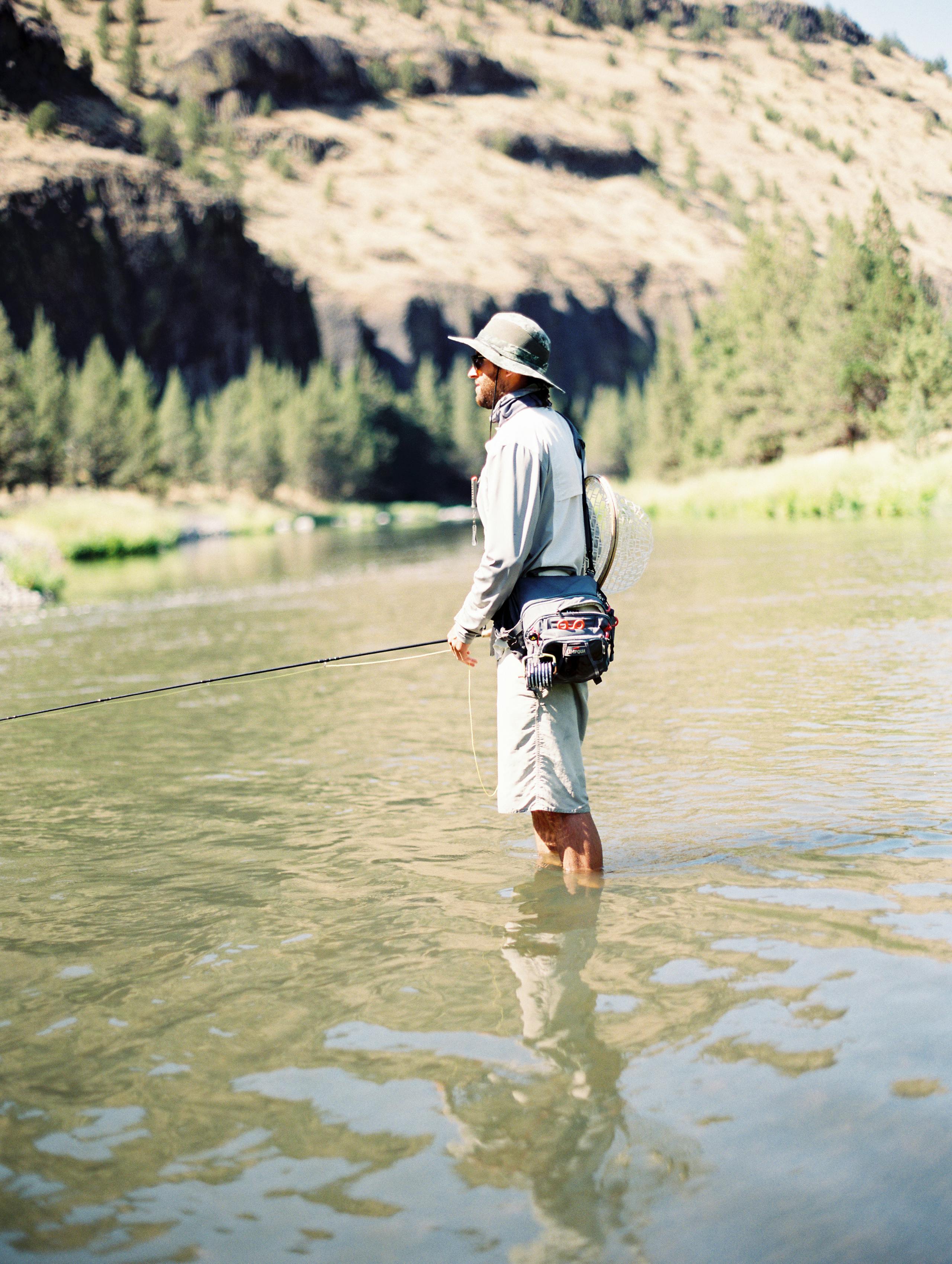 Fly fishing in Oregon